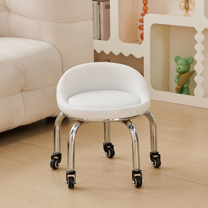 静音万向轮小凳子30cm高款可旋转矮凳小椅子板凳圆凳滑轮凳子结实,住宅家具,矮凳,淘宝优惠券,粉丝福利购,淘宝优惠卷