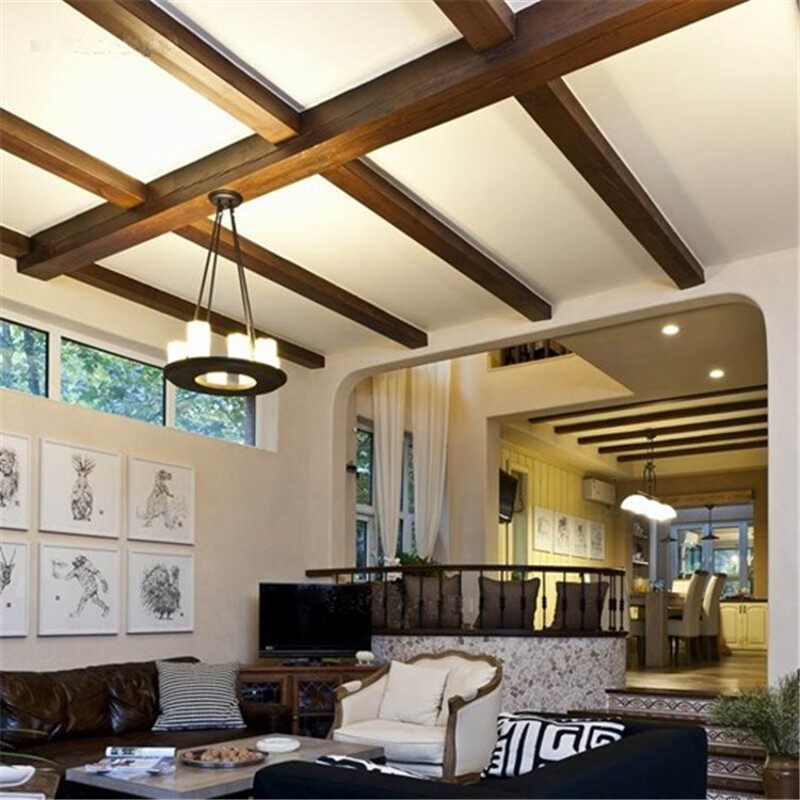 定制各种复古风格装修原木老榆木松木假木梁托U型实木方格栅造型,基础建材,原木板/实木板,淘宝优惠券,粉丝福利购,淘宝优惠卷