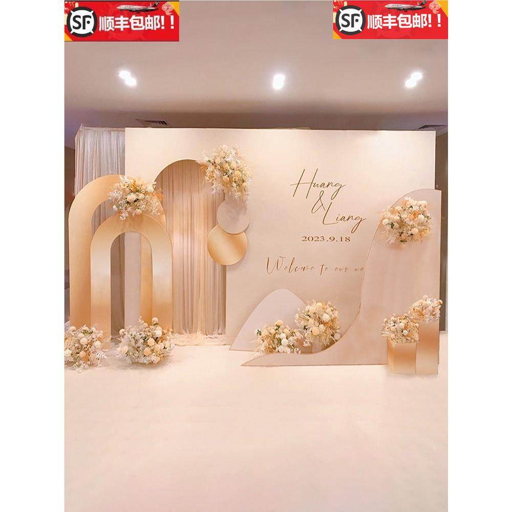 香槟色KT板结婚背景墙订婚现场布置装饰留影区婚礼背景板定制套餐,节庆用品/礼品,装扮布置套餐,淘宝优惠券,粉丝福利购,淘宝优惠卷