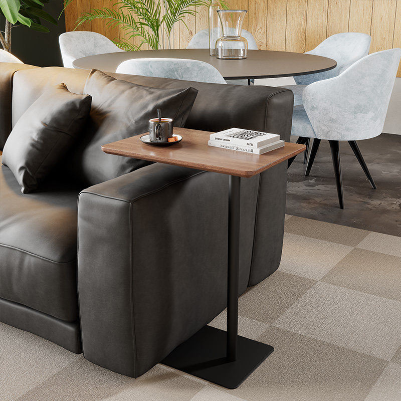 复古风实木沙发边几客厅北欧铁艺角几可移动小茶桌卧室简约床边桌,住宅家具,角几/边几,淘宝优惠券,粉丝福利购,淘宝优惠卷