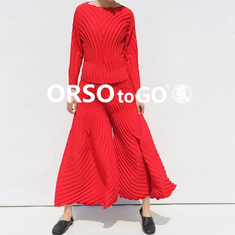 褶皱大码套装气质女装两件套上衣裤子宽松显瘦高级设计感2025新款,女装/女士精品,大码套装,淘宝优惠券,粉丝福利购,淘宝优惠卷