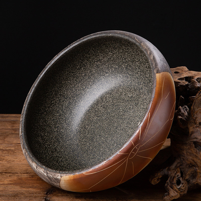 景德镇雕刻陶瓷鱼缸桌面小号客厅青鳉金鱼缸荷花乌龟缸碗莲睡莲盆,宠物/宠物食品及用品,桌面缸,淘宝优惠券,粉丝福利购,淘宝优惠卷