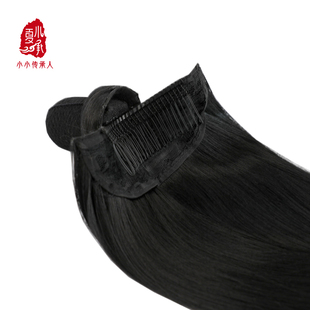 儿童古装假发男童汉服造型头饰套装古风发包唐日常长发包头箍一体