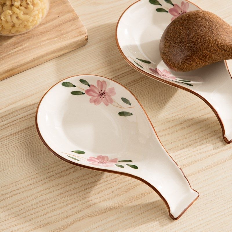 厨房台面搁勺盘放铲子陶瓷碟锅铲架托汤勺架托放勺炒菜铲子收纳盘,厨房/烹饪用具,厨房置物架/置物柜/角架,淘宝优惠券,粉丝福利购,淘宝优惠卷