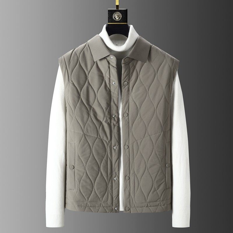 两用基础款内穿外搭马甲 超轻薄夹棉加厚 男士翻领保暖休闲棉背心,男装,常规马甲,淘宝优惠券,粉丝福利购,淘宝优惠卷