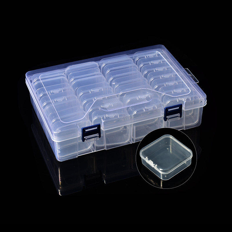 拼豆工具收纳盒手工串珠米珠散珠美甲玩具饰品大容量透明塑料盒子,玩具/童车/益智/积木/模型,拼豆/拼豆工具,淘宝优惠券,粉丝福利购,淘宝优惠卷