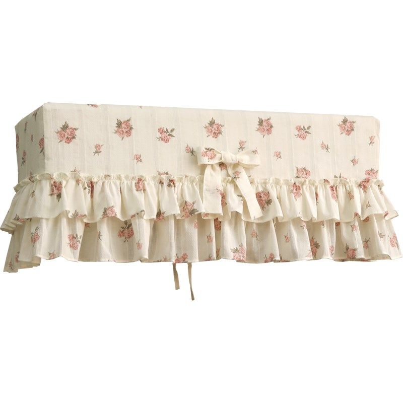 空调罩套挂机式防尘罩法式美欧式布艺可定制开机可用