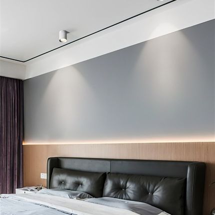 西顿照明LED明装射灯9W天花灯吸顶筒灯15W书房卧室可吊线吊式安装