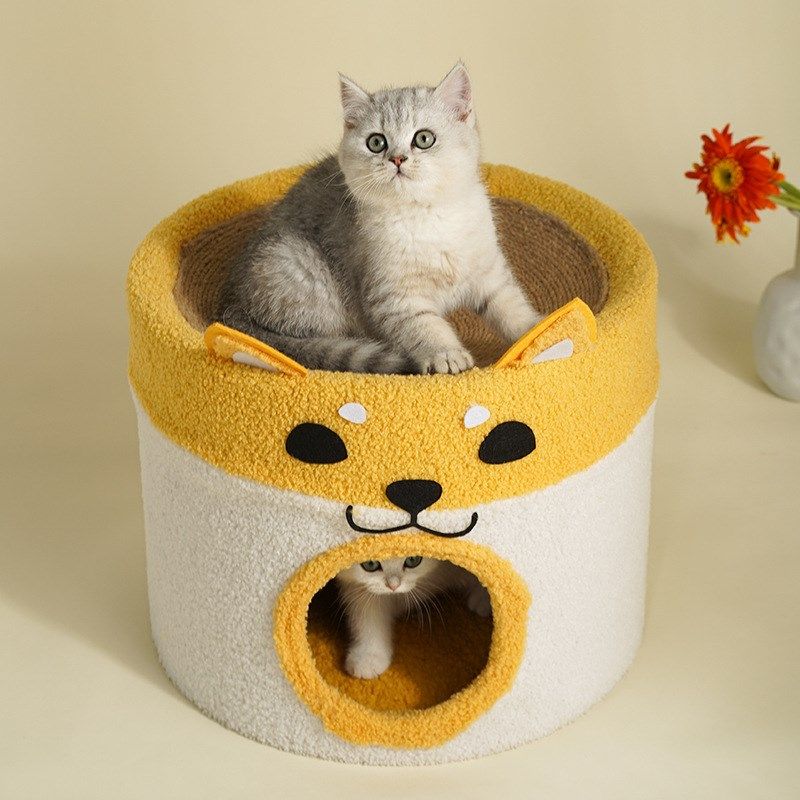 猫爬架麻垫桶猫窝猫树一体小型不占地双层猫抓板四季通用猫咪用品,宠物/宠物食品及用品,猫窝/屋/帐篷/沙发,淘宝优惠券,粉丝福利购,淘宝优惠卷