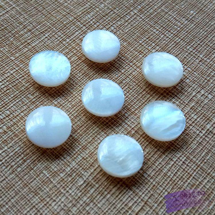 天然贝壳纽扣 白色珠光衬衫蘑菇扣高脚衣服儿童开衫毛衣手缝扣子,居家布艺,纽扣,淘宝优惠券,粉丝福利购,淘宝优惠卷