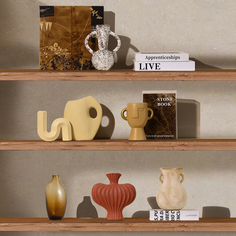 侘寂中古风软装工艺品复古家居民宿酒店办公室摆件客厅酒柜装饰品,家居饰品,装饰摆件,淘宝优惠券,粉丝福利购,淘宝优惠卷