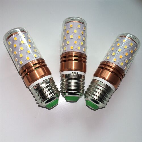 LED三色灯泡节能变光玉米灯泡e27大螺口e14小螺口12W  16W暖白光