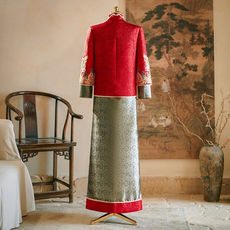 新郎秀禾服2024新款男士结婚敬酒礼服中式龙凤褂男生接亲婚服秀和,男装,秀禾服,淘宝优惠券,粉丝福利购,淘宝优惠卷