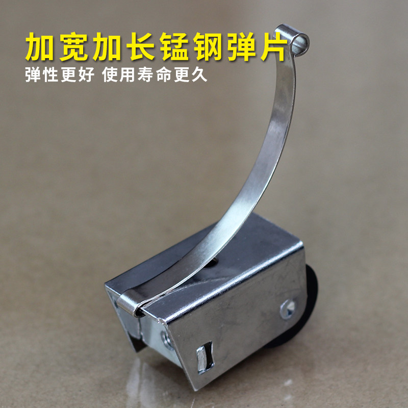 2个双排凹轮衣柜浴室推拉移门玻璃铝合金门推拉门滑轮弹片并排轮