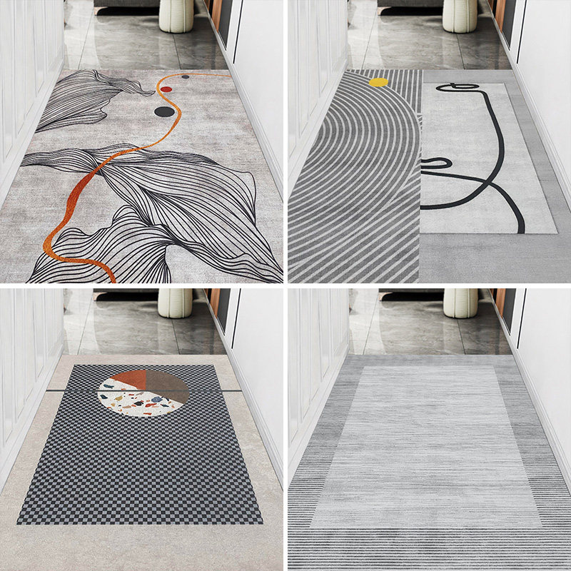 PVC 进门地垫免洗可擦大门口脚垫轻奢风家用玄关入户门垫防滑地毯,居家布艺,入户地垫,淘宝优惠券,粉丝福利购,淘宝优惠卷