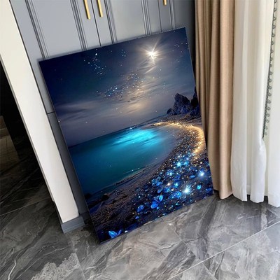 数字油画diy2024新款年轻人涂色填充手工打发时间解闷丙烯油彩画