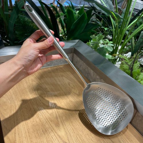 食品级304不锈钢漏勺家用漏瓢捞勺小大漏勺捞面捞水饺笊篱名