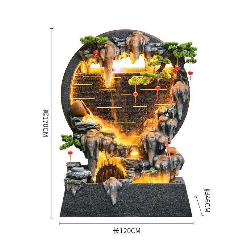 假山流水喷泉客厅水幕墙摆件循环水屏风阳台花园装饰庭院鱼池造景,家居饰品,户外/庭院摆件,淘宝优惠券,粉丝福利购,淘宝优惠卷