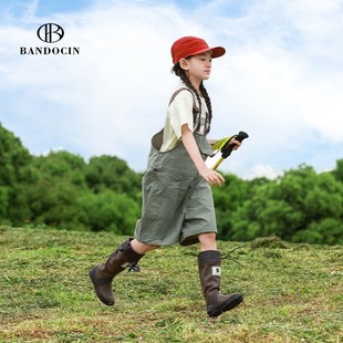 亲子女童夏装背带裤套装洋气中大童薄款2024新款儿童夏季两件套潮