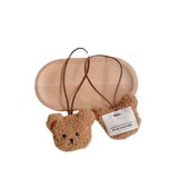 幼儿园书包挂牌钥匙扣姓名贴男童女孩儿童防丢失毛绒小挂件名字贴