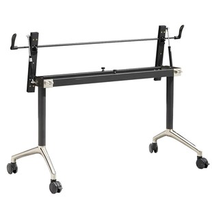 条形折叠桌折叠圆桌时尚折叠餐桌架 折叠器架子会议长方形移动架