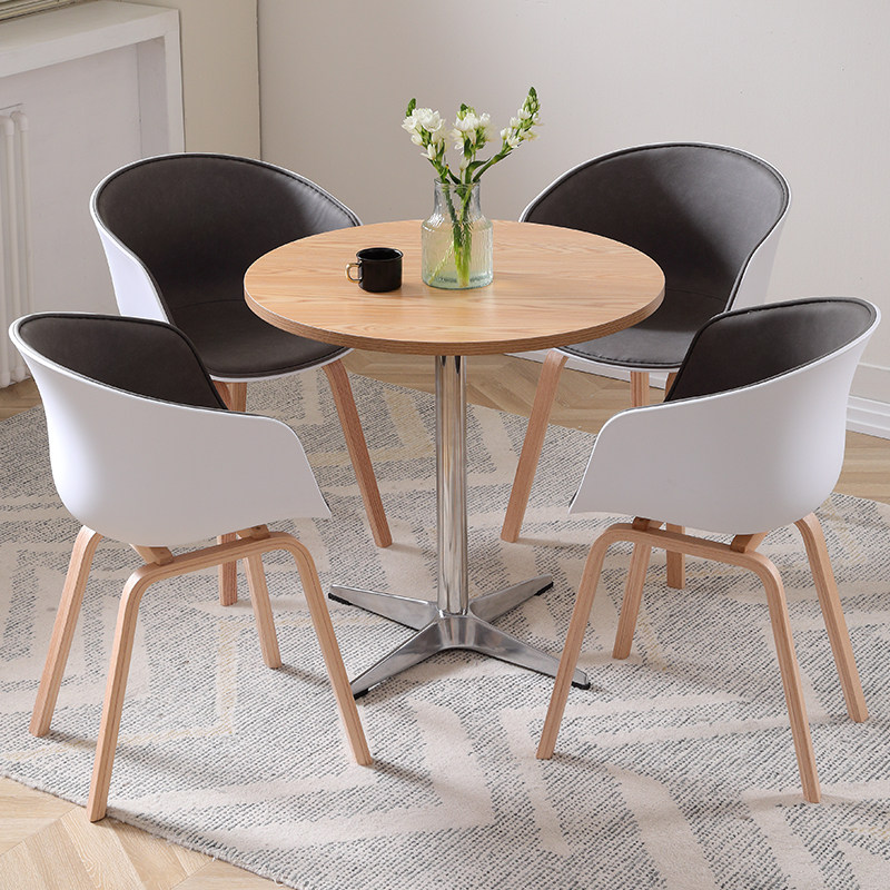 岩板轻奢洽谈桌椅组合展厅营销中心4S店铺接待休息区谈单小圆桌子,住宅家具,岩板餐桌,淘宝优惠券,粉丝福利购,淘宝优惠卷