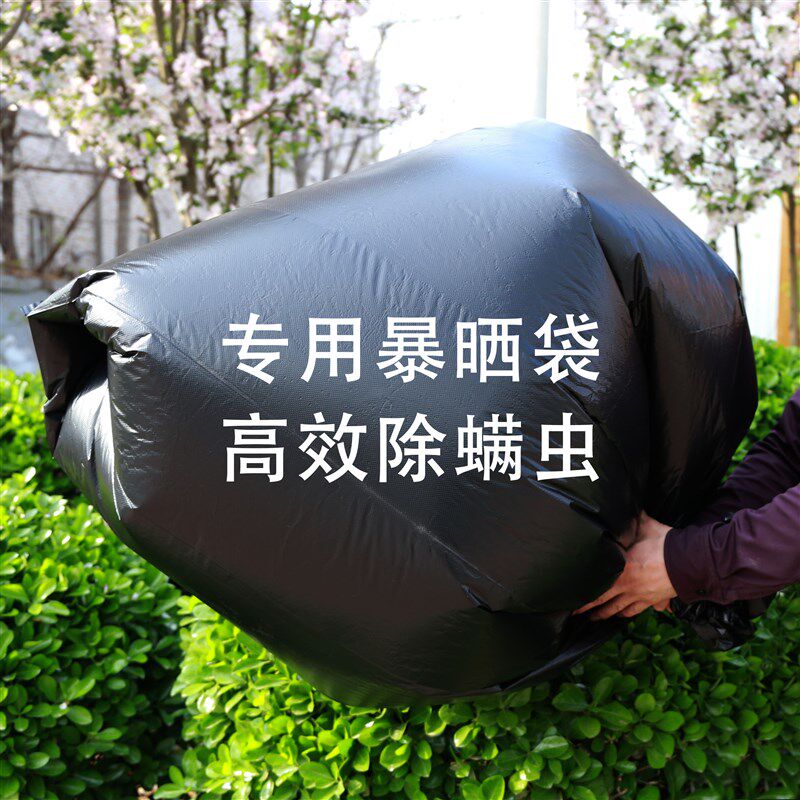 大号黑色垃圾袋加厚塑料袋批包邮发酒店物业商用平口式晒被除螨虫