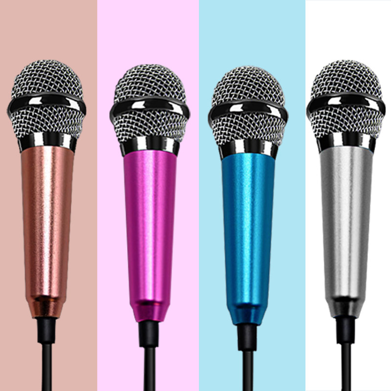迷你手机麦克风有线电容麦全民K歌小唱歌话筒专用通用YY直播