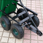 四轮翻斗车小拖车拉货塑料车手拉车平板车农用搬运车家用手推车