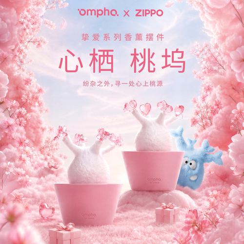 Ompha比比芯桃旺旺七夕限定香薰