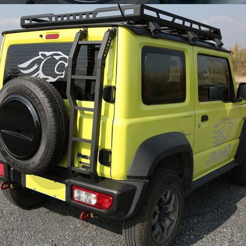 适用19-24年吉姆尼后尾门梯子新款吉姆尼JB64 JB76后攀升货梯改装