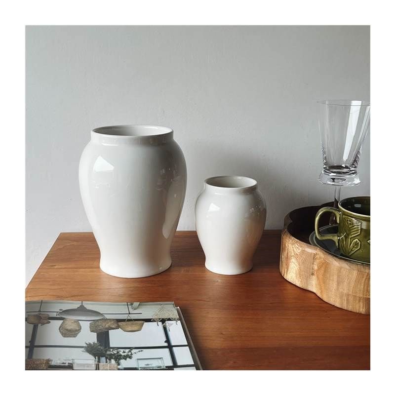 收集耐看 经典中小圆肚纯白陶瓷! 花瓶时光插杂花 简单草花,家装主材,PVC地板,淘宝优惠券,粉丝福利购,淘宝优惠卷