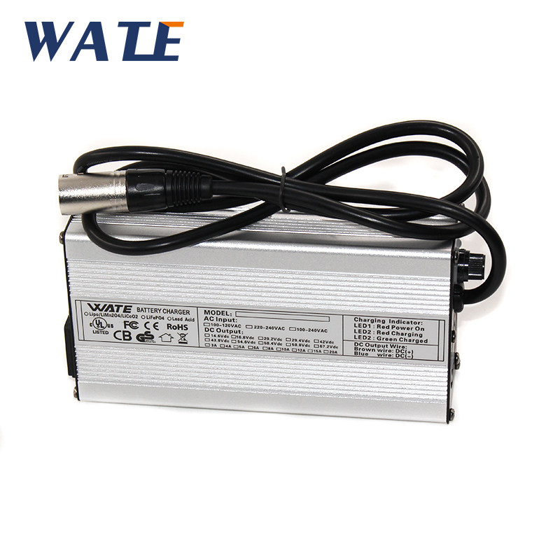 21V6A 7A 8A充电器 5S聚合物 18.5V锂离子电池适用 铝壳自动转灯