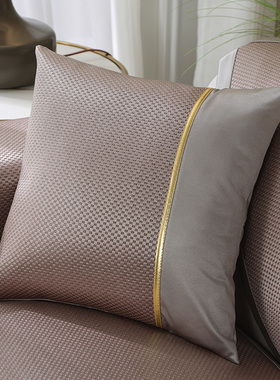 夏天款冰丝凉席抱枕套靠垫靠枕夏季客厅沙发靠背垫办公室腰靠定制