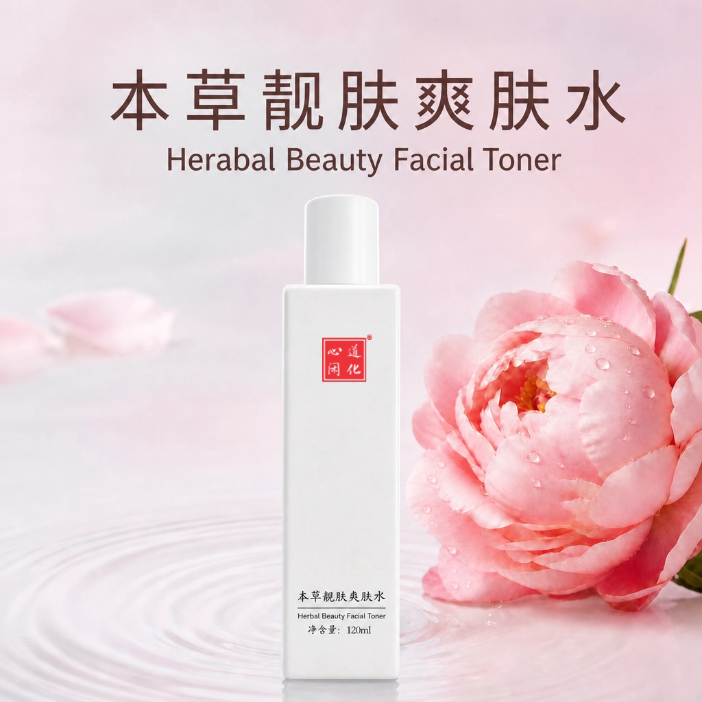 道化心闲本草靓肤爽肤水保湿滋养