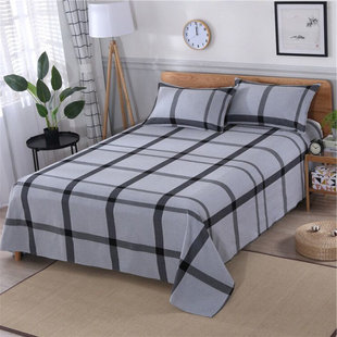 冬款加厚土布床单单件两件套三件套老粗布学生单人双人被单睡单