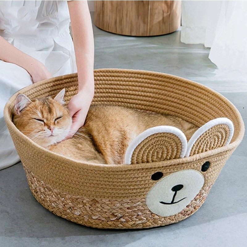 藤编猫窝四季通用网红幼猫睡觉用猫咪床宠物窝夏季狗狗窝睡垫用品,宠物/宠物食品及用品,猫窝/屋/帐篷/沙发,淘宝优惠券,粉丝福利购,淘宝优惠卷