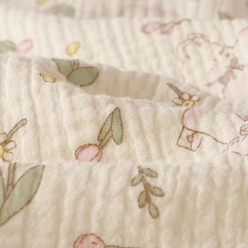 花花奶兔卡通小清新兔子睡衣女春秋长袖纯棉纱布可爱居家服套,女士内衣/男士内衣/家居服,睡衣/家居服套装,淘宝优惠券,粉丝福利购,淘宝优惠卷