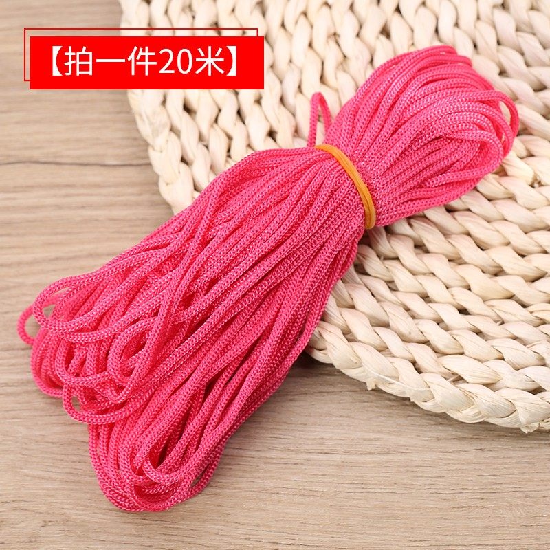 彩色diy尼龙绳子服装裤子抽绳装饰绳丙纶手工编织绳捆绑绳束口绳,居家布艺,绳子,淘宝优惠券,粉丝福利购,淘宝优惠卷