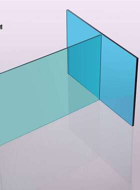 河北PC厂家 有机玻璃5mm湖蓝色实心板 耐候抗老化 可任意切割