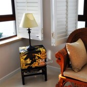 储物柜 边几柜 扬州漆器厂家具 床头柜 新中式 收纳柜 柜子 斗柜