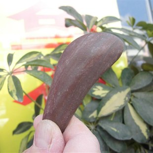 天然木鱼石小号眼部美容拨筋点穴棒刮痧板秀媛堂专用消除黑眼圈