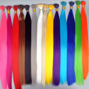 无痕彩色接发束缕染挑染接发片舞会装扮随意造型理发店专用送工具