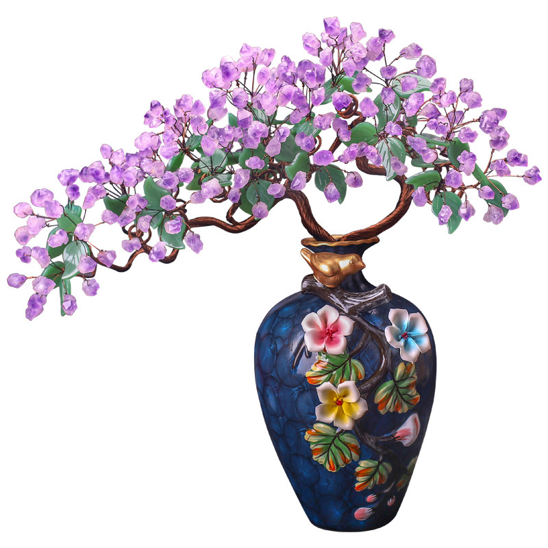 天然玉石紫晶玉雕工艺品玉器玄关电视柜公司装饰品客厅酒柜摆件,家居饰品,装饰摆件,淘宝优惠券,粉丝福利购,淘宝优惠卷