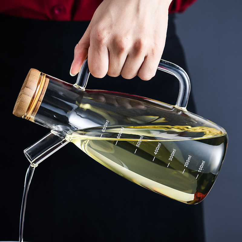 北欧加厚高硼硅玻璃油壶防漏油瓶带刻度家用厨房装油瓶酱油瓶醋瓶,厨房/烹饪用具,油壶,淘宝优惠券,粉丝福利购,淘宝优惠卷