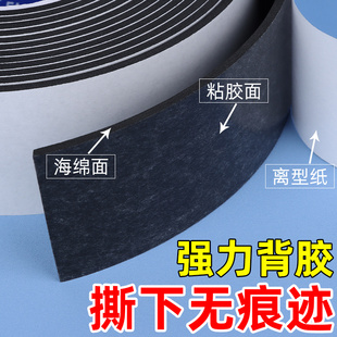 保温棉条空调冷凝管道防火防水阻燃耐温风管隔热棉海绵自粘密封条