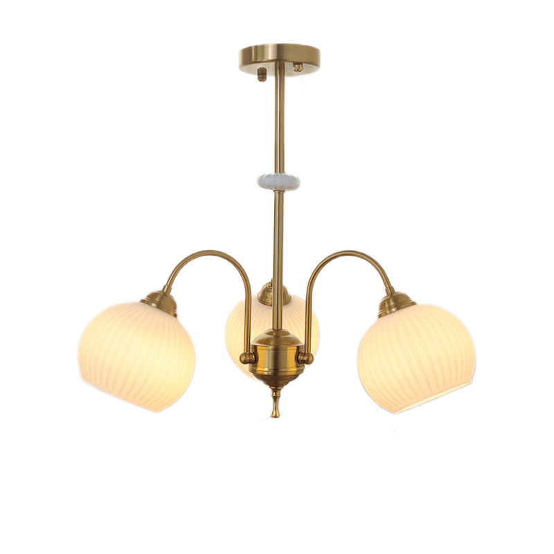 法式中古铜吊灯奶白色玻璃灯罩美式简约客厅衣帽间餐厅书房灯具,家装灯饰光源,卧室/书房吊灯,淘宝优惠券,粉丝福利购,淘宝优惠卷