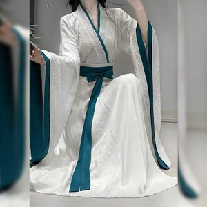 秀琼阁【嫣然】魏晋南北朝战国风汉服女秋交领大袖齐腰提花破裙