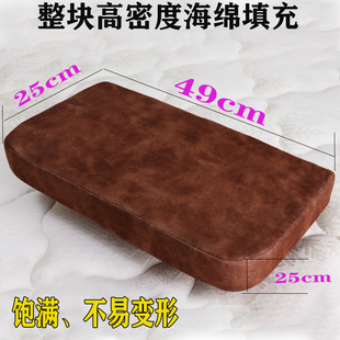 美容床枕头长方形美容院专用带圆柱硬按摩床上的小通用防塌枕芯软