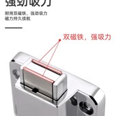 免拉手隐形门合金碰珠按压式 弹跳门碰吸磁碰单柜门碰外开门反弹器